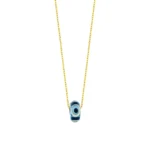 18K Gold Vermeil Evil Eye Necklace – Protection Amulet - Görsel 2