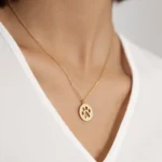 18K Gold Vermeil Paw Print Necklace | Animal Lover Jewelry