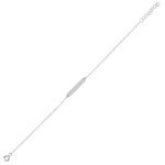 18K Vermeil Gold Bar Bracelet | Delicate Cable Chain - Görsel 7