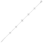 14K Solid Gold Dove Bracelet: Delicate Bird Charm Jewelry - Görsel 7