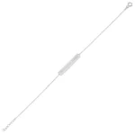 Personalized 14K Gold Bar Bracelet | Engraved Name, Date - Görsel 6