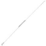 14K Solid Gold Personalized Name Bracelet | Engraved Bar Jewelry - Görsel 7