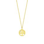 18K Gold Vermeil Tree of Life Necklace | Elegant Women's Jewelry - Görsel 2