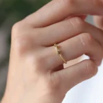 Gold Custom Name Ring, Rope Band, Personalized Jewelry