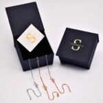 Gold Double Cross Bracelet, CZ Faith Jewelry - Görsel 8