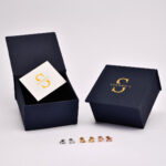 14k Solid Gold Starburst Stud Earrings, Celestial Jewelry - Görsel 8