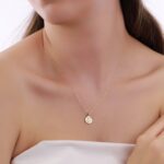 14K Solid Gold Heart Necklace | Dainty Charm Pendant - Görsel 6