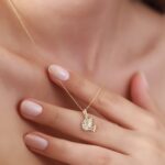 Handcrafted 14K Gold Peace Dove Necklace | Symbolic Jewelry - Görsel 2