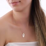 14K Gold Venetian Mask Necklace – Filigree Masquerade Pendant - Görsel 4