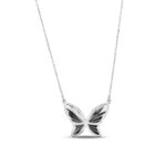 14K Solid Gold Butterfly Pendant Necklace | Elegant Nature Jewelry - Görsel 5