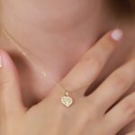 14K Gold Heart Tree of Life Necklace | Family Pendant - Görsel 2