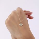 14K Gold Elephant Necklace | Minimalist Charm Jewelry - Görsel 6