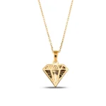 14K Gold Diamond Cut Necklace | Dainty Gold Chain - Görsel 5