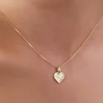 14K Gold Heart Infinity Necklace | Eternal Love Pendant - Görsel 2