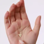 14K Gold Diamond Cut Necklace | Dainty Gold Chain - Görsel 6