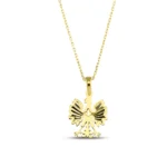 14K Gold Polish Eagle Necklace – Heritage Jewelry Pendant - Görsel 3