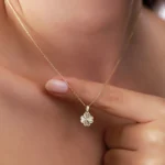14K Gold Clover Pendant Necklace | Lucky Charm Jewelry