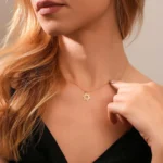 14K Gold Star of David Necklace – Minimalist Magen David Pendant - Görsel 6