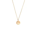Gold Tree of Life Necklace – Dainty 14K Gold Pendant - Görsel 8