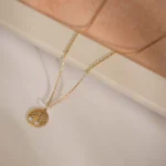 Gold Tree of Life Necklace – Dainty 14K Gold Pendant - Görsel 7