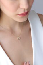 Solid Gold Diamond Star of David Pendant – Jewish Necklace - Görsel 8