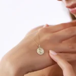 14K Gold Clover Pendant Necklace | Lucky Charm Jewelry