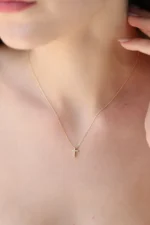 Solid Gold Diamond Cross Necklace – Pavé Faith Pendant