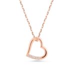 Solid Gold Diamond Heart Necklace – Dainty 10k/14k Love Pendant - Görsel 8