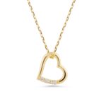 Solid Gold Diamond Heart Necklace – Dainty 10k/14k Love Pendant - Görsel 5