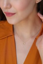 Solid Gold Diamond Heart Necklace – Dainty 10k/14k Love Pendant