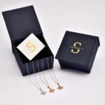 14K Gold Diamond Flower Pendant Necklace: Dainty Floral Jewelry - Görsel 3