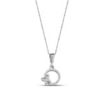 14K Gold Diamond Circle Necklace: Bloom Charm Pendant, Fine Jewelry - Görsel 7