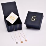 Solid Gold Heart Necklace – Beaded Edge, Elegant Jewelry - Görsel 8